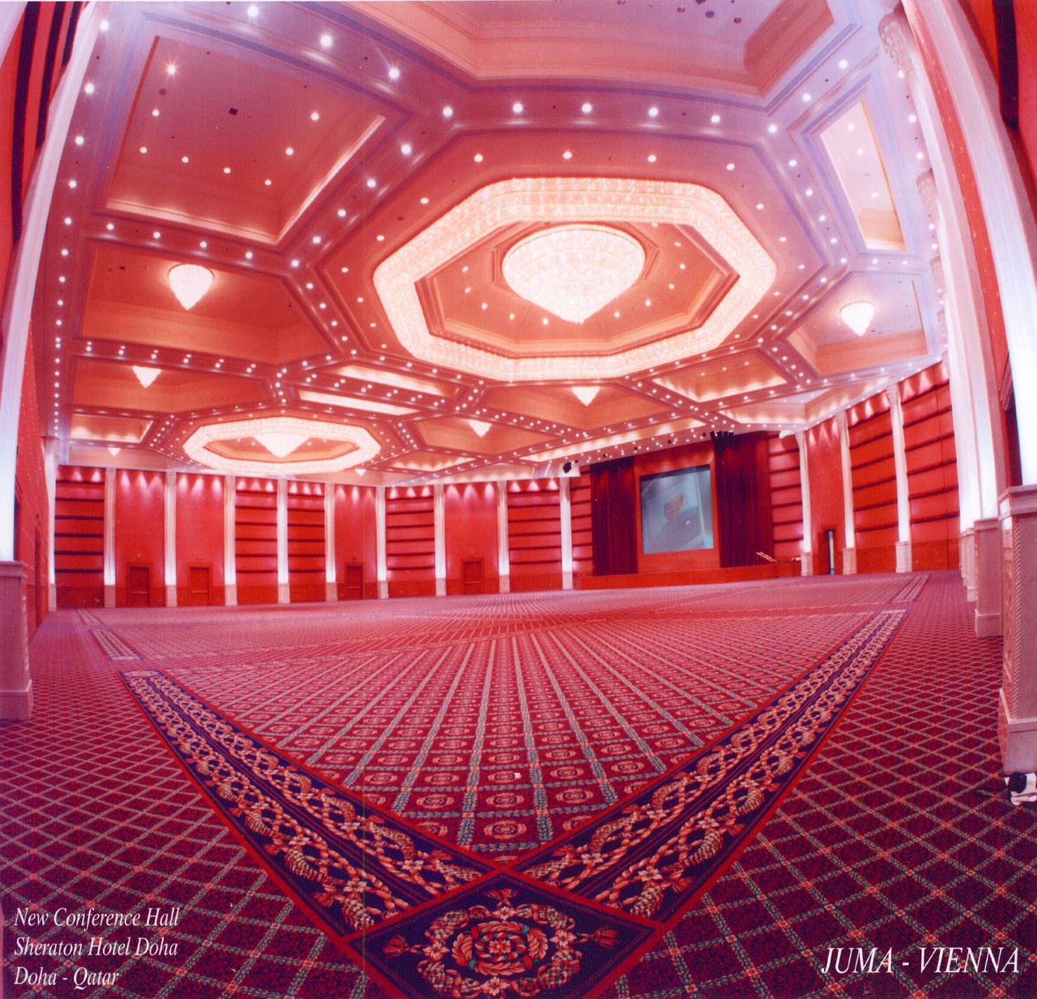 Conference Hall Sheraton Doha - Detail der JUMA Beleuchtung