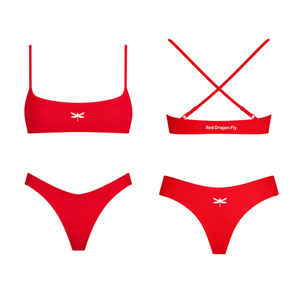 Red Swimwear