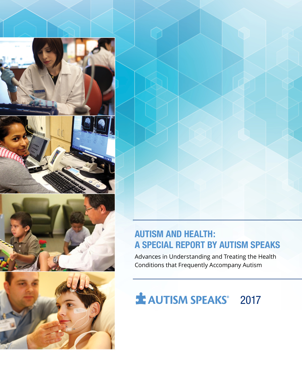 Cover: Autism and Health, a special report by Autism Speaks