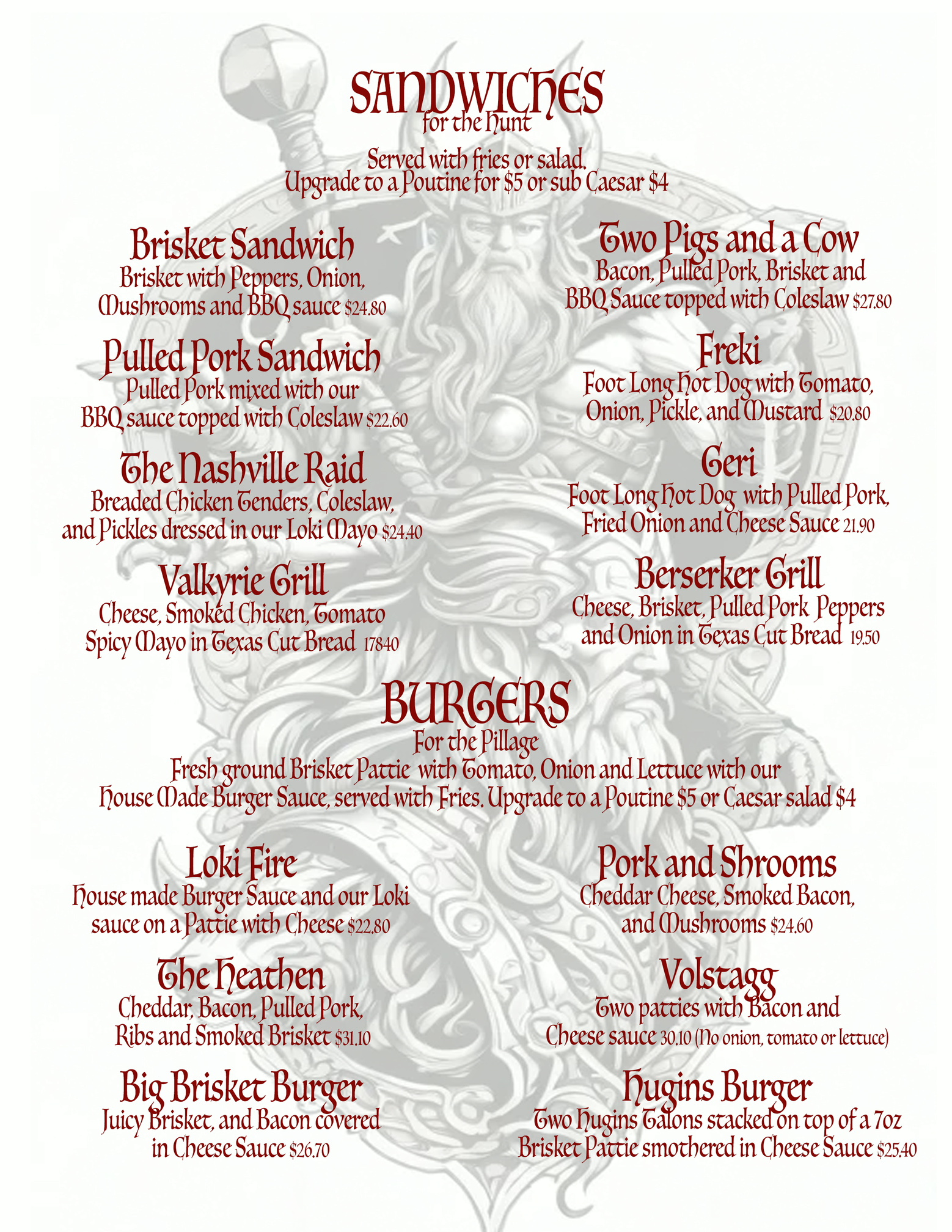 Menu Page 3