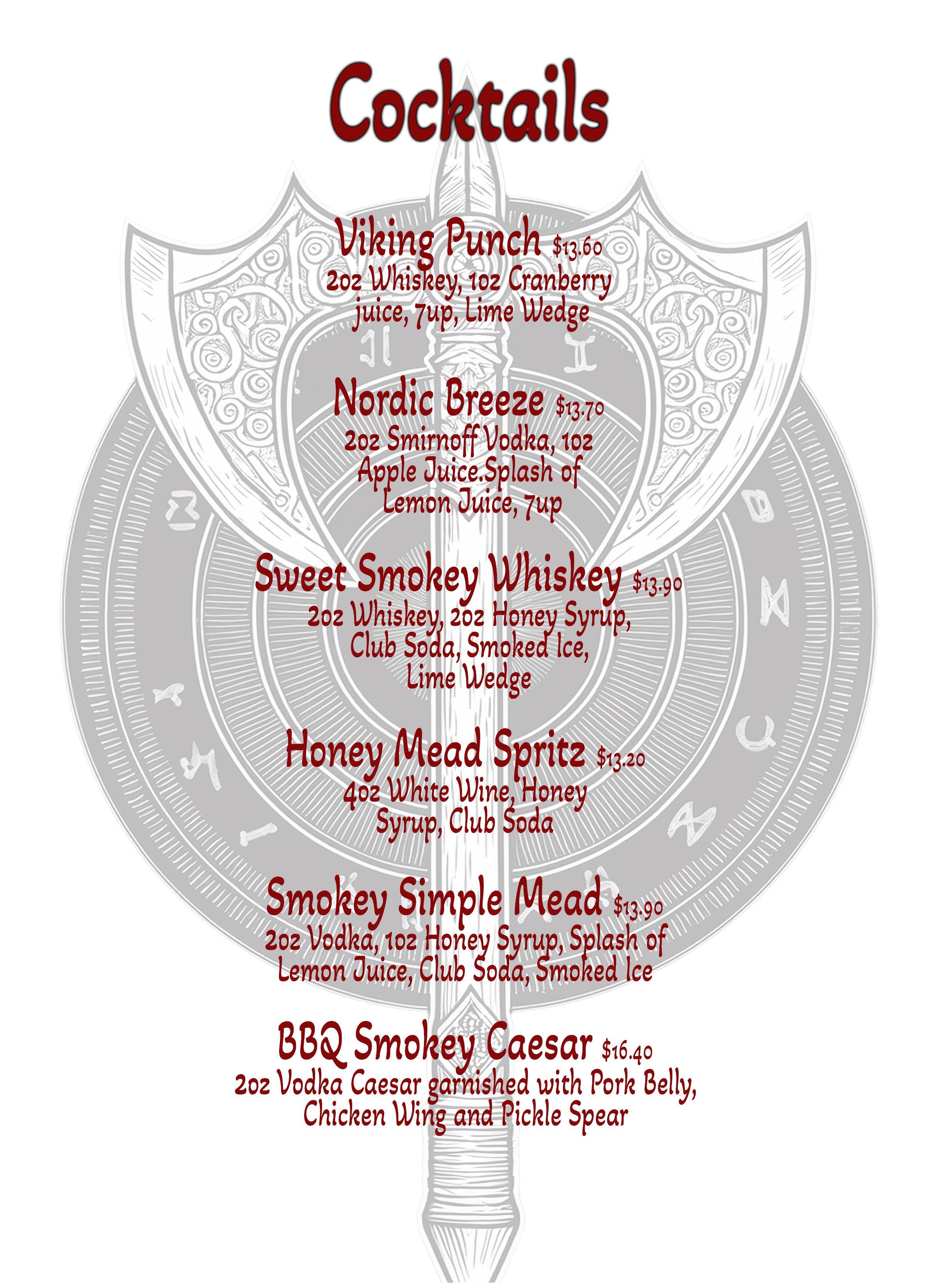 Menu Page 4