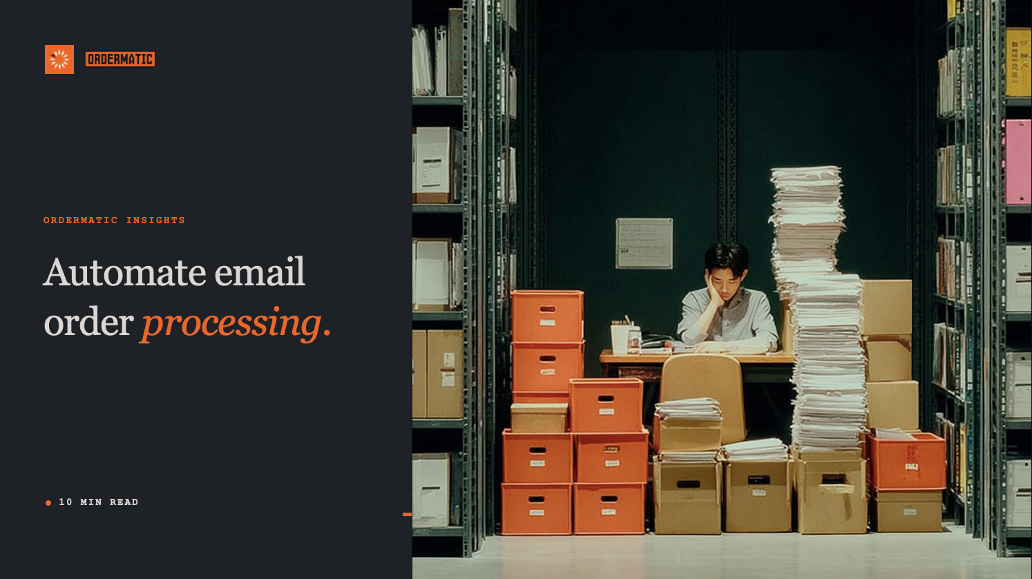 How to Automate Email Order Processing for Distribution Teams
