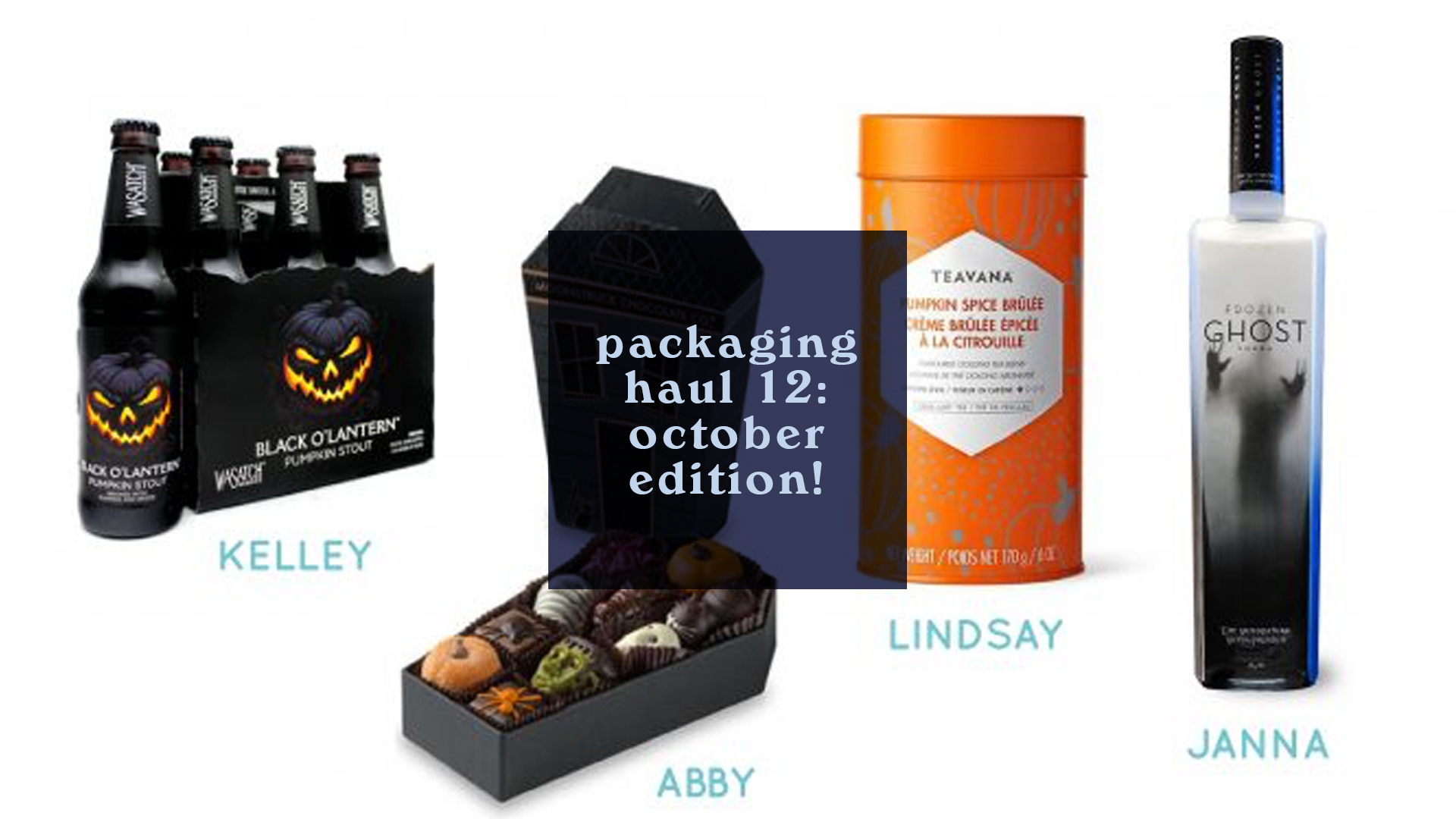 Packaging Haul 12: October Edition!
