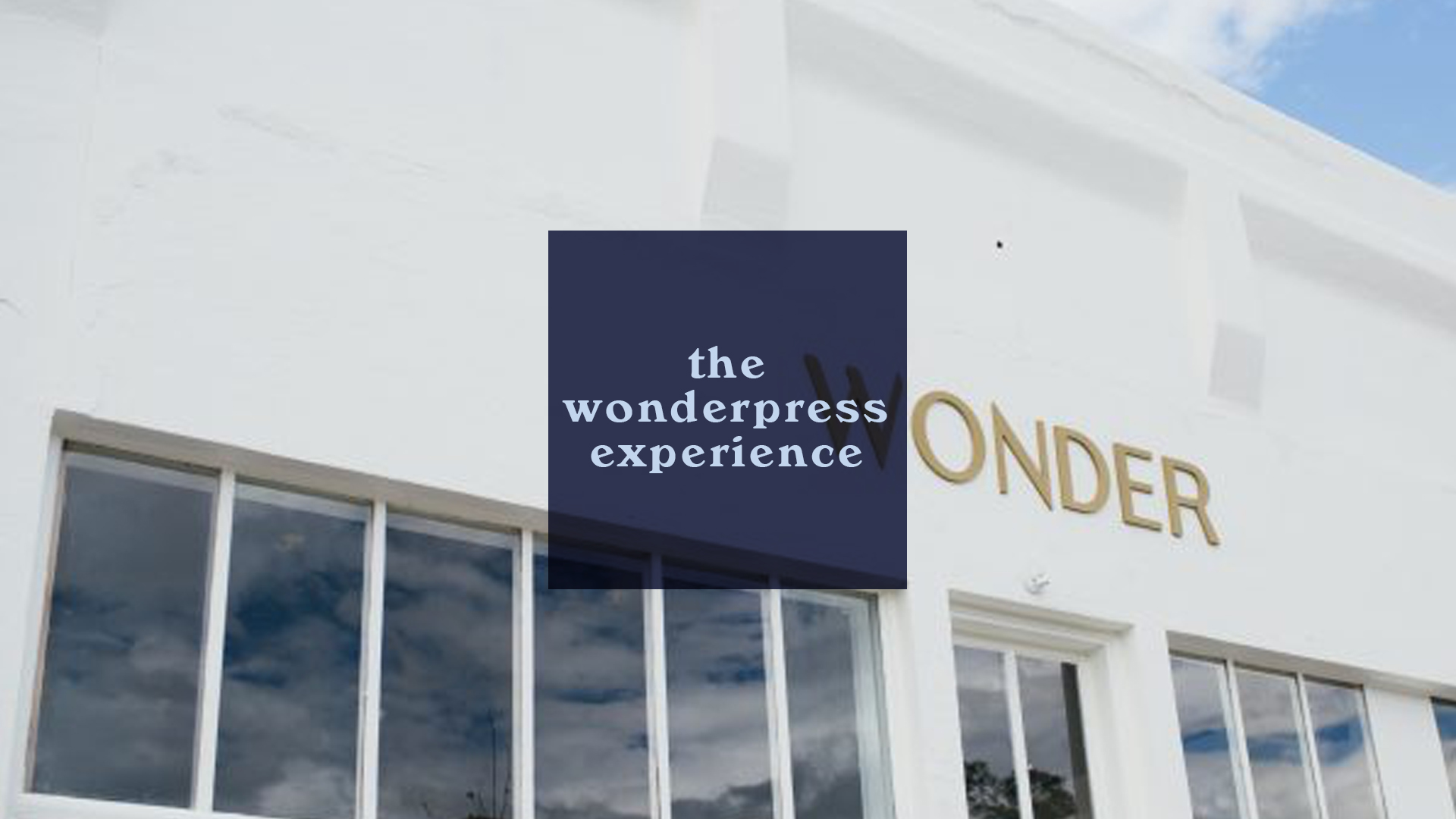 The Wonderpress Experience