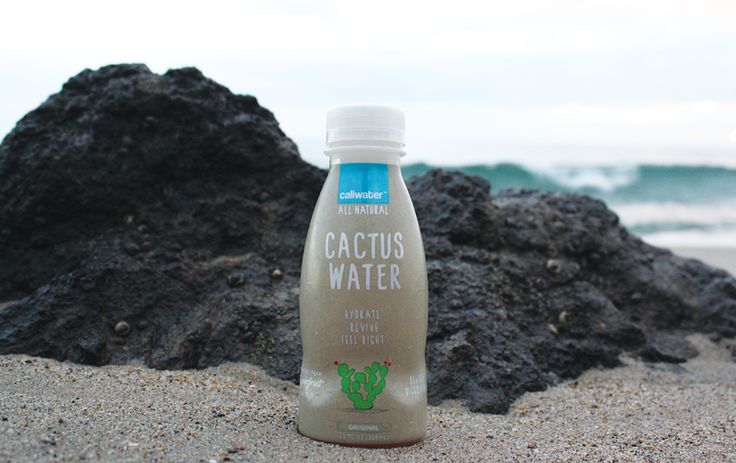  Cactus Water, Caliwater, Hydrate, Packaging design, beverage design, illustration