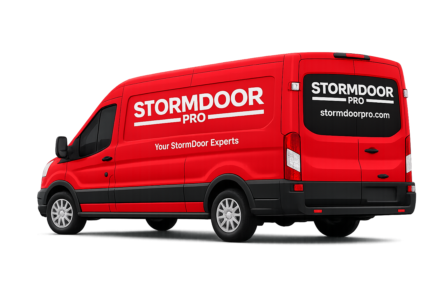 Storm Door Pro service van