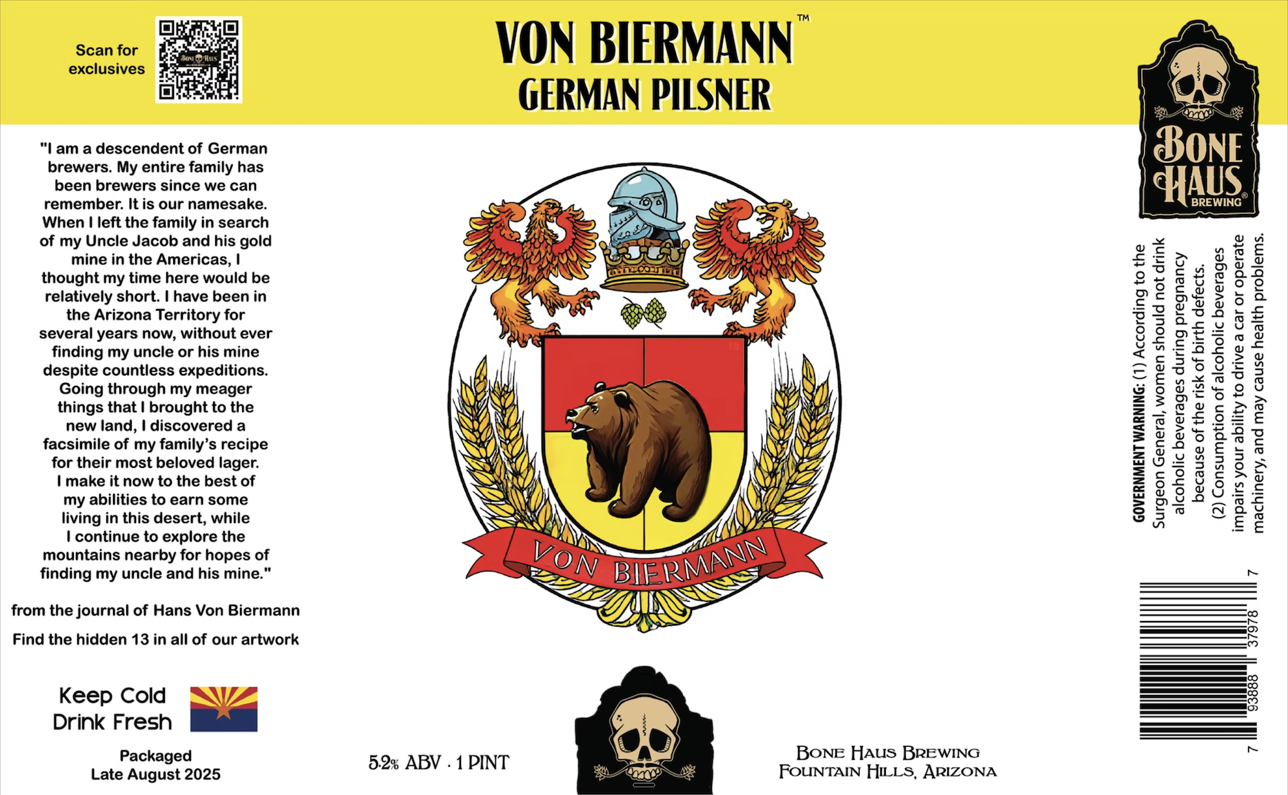 Bone Haus Brewing beer detail image