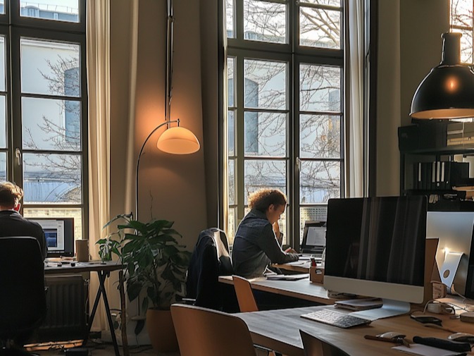 Cozy office room condition