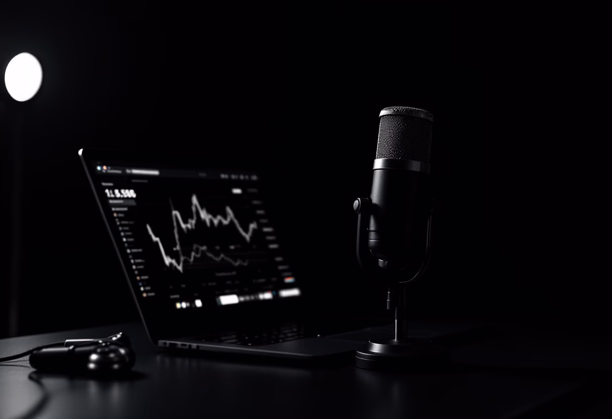 image of webinar setup (for a blockchain and cryptocurrency)