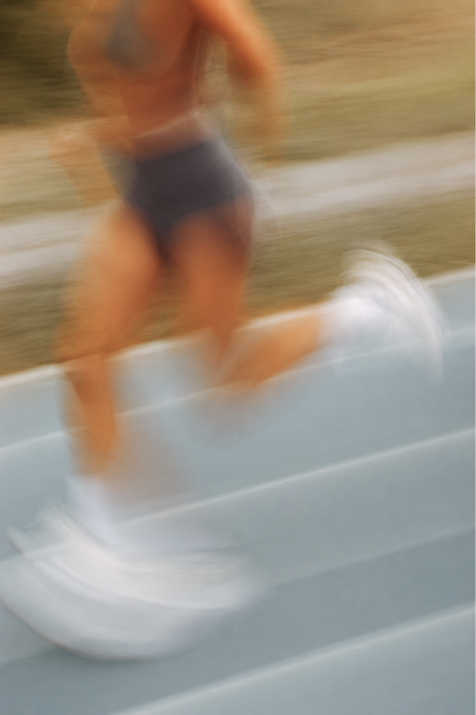 Läufer auf der Bahn