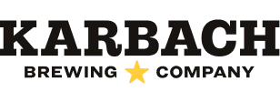 KARBACH Brewing Co. logo with a yellow star between the words Brewing and Co.