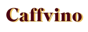 Caffvino brand logo text in bold, stylized font.