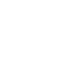 White telephone handset silhouette icon on transparent background.