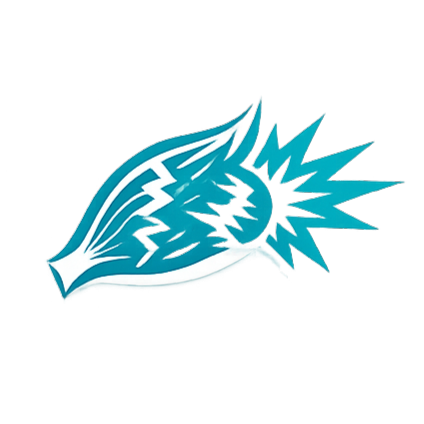 Graphic of a muscle with lightning bolt and burst representing shockwave therapy effect.
