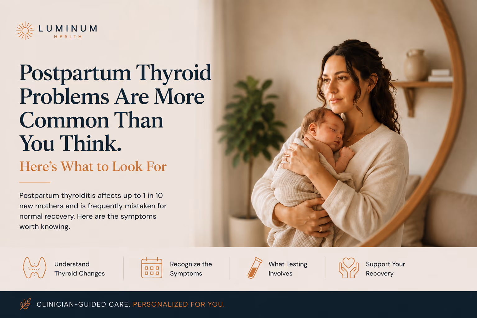 Postpartum Thyroid Problems Are More Common Than You Think. Here's What to Look For