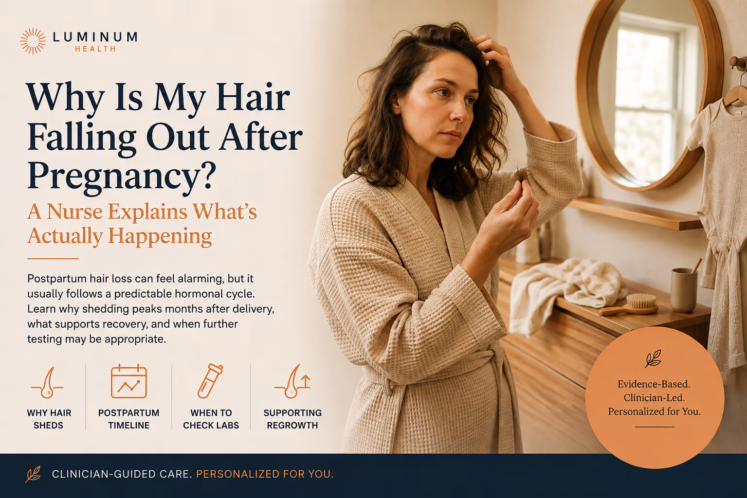 Why Is My Hair Falling Out After Pregnancy? A Nurse Explains 