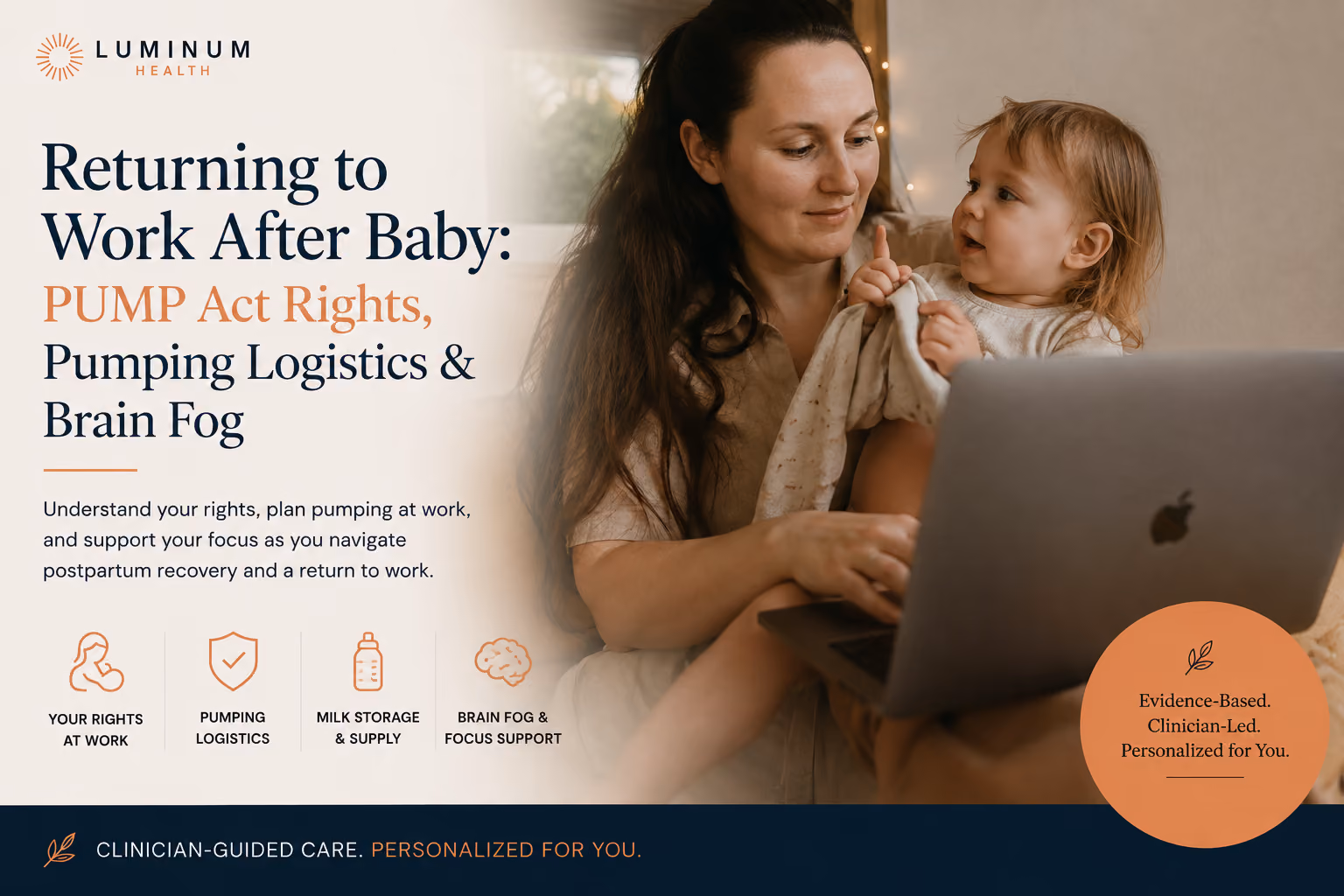 Returning to Work After Baby: PUMP Act Rights, Pumping Logistics & Brain Fog 