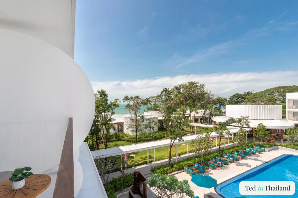 Sea view pool at Avani+ Chaweng Samui, an adults-only hotel with a beach club on Chaweng Beach