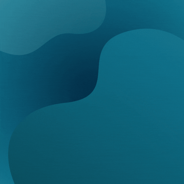 Abstract blue wavy shapes morphing fluidly against a darker blue background in a smooth animation.