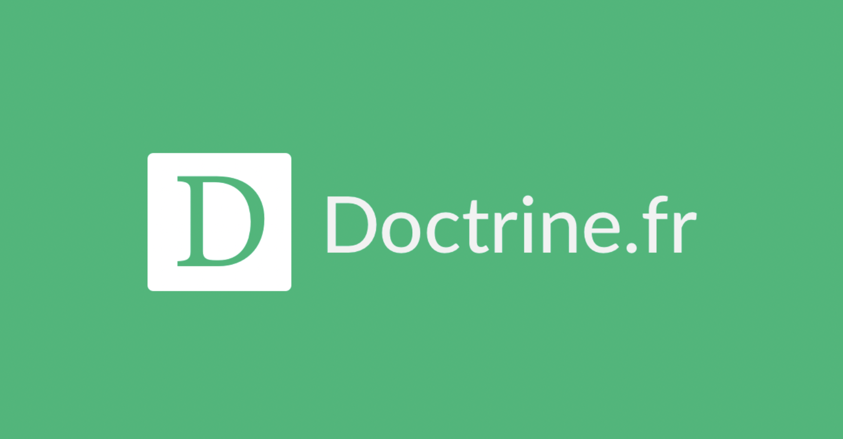 Doctrine.fr logo to illustrate the N°1 of the classment