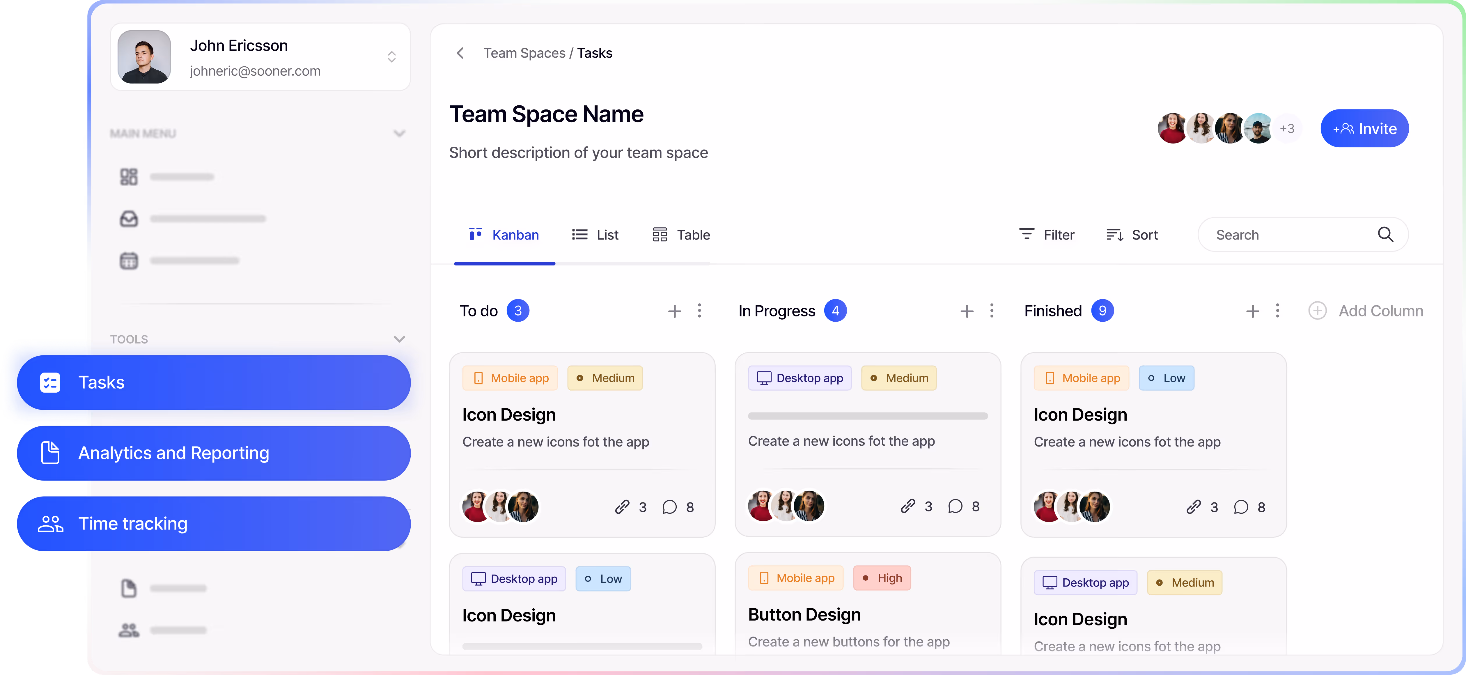 Kanban Dashboard 2