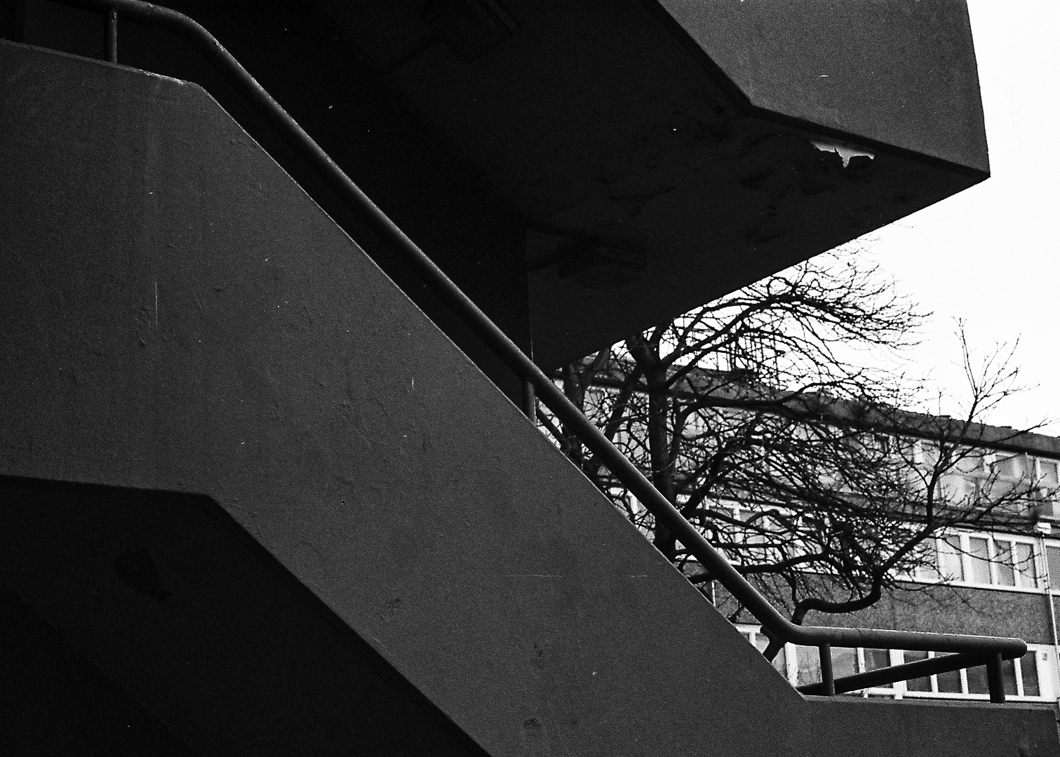 Staircase at council estate