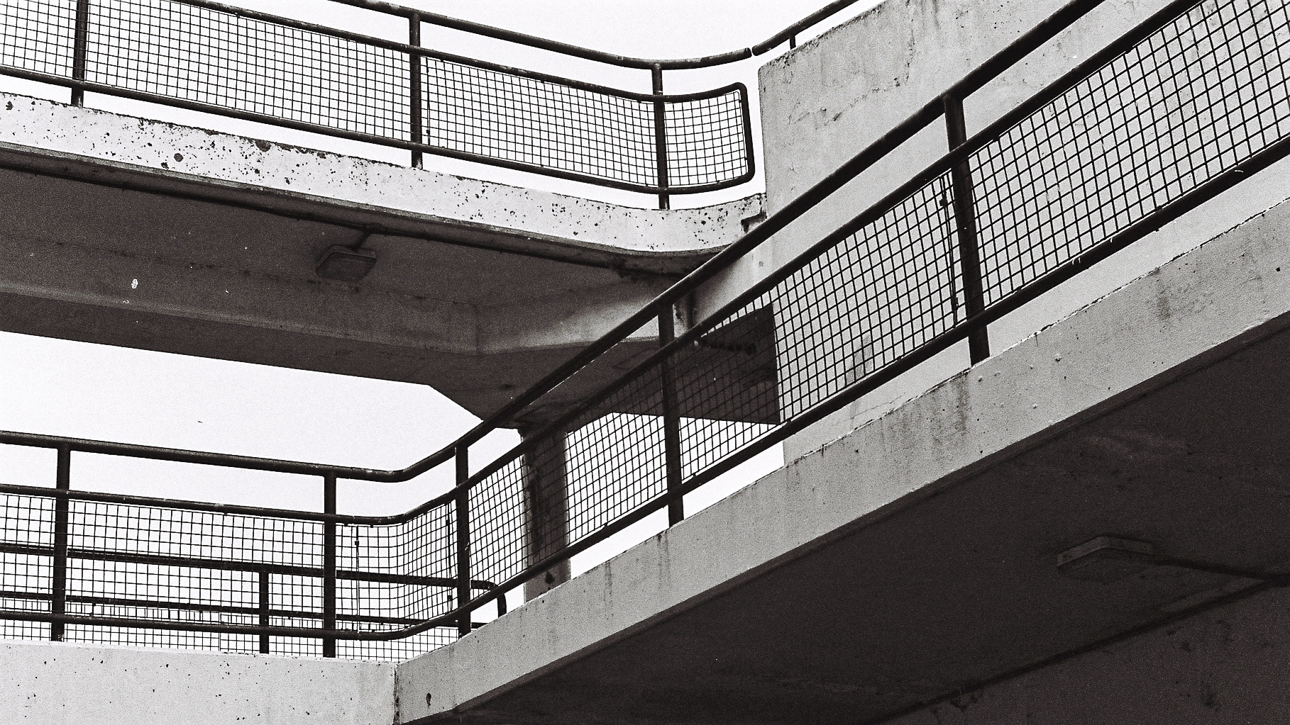Staircase at an abandoned council estate