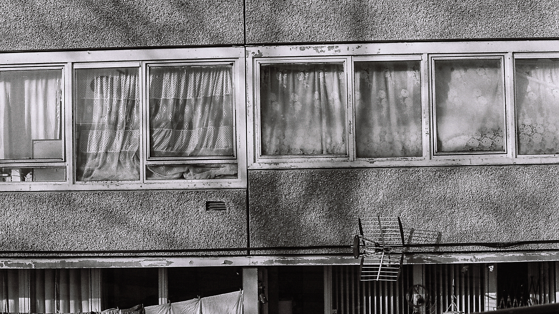 Windows at council estate