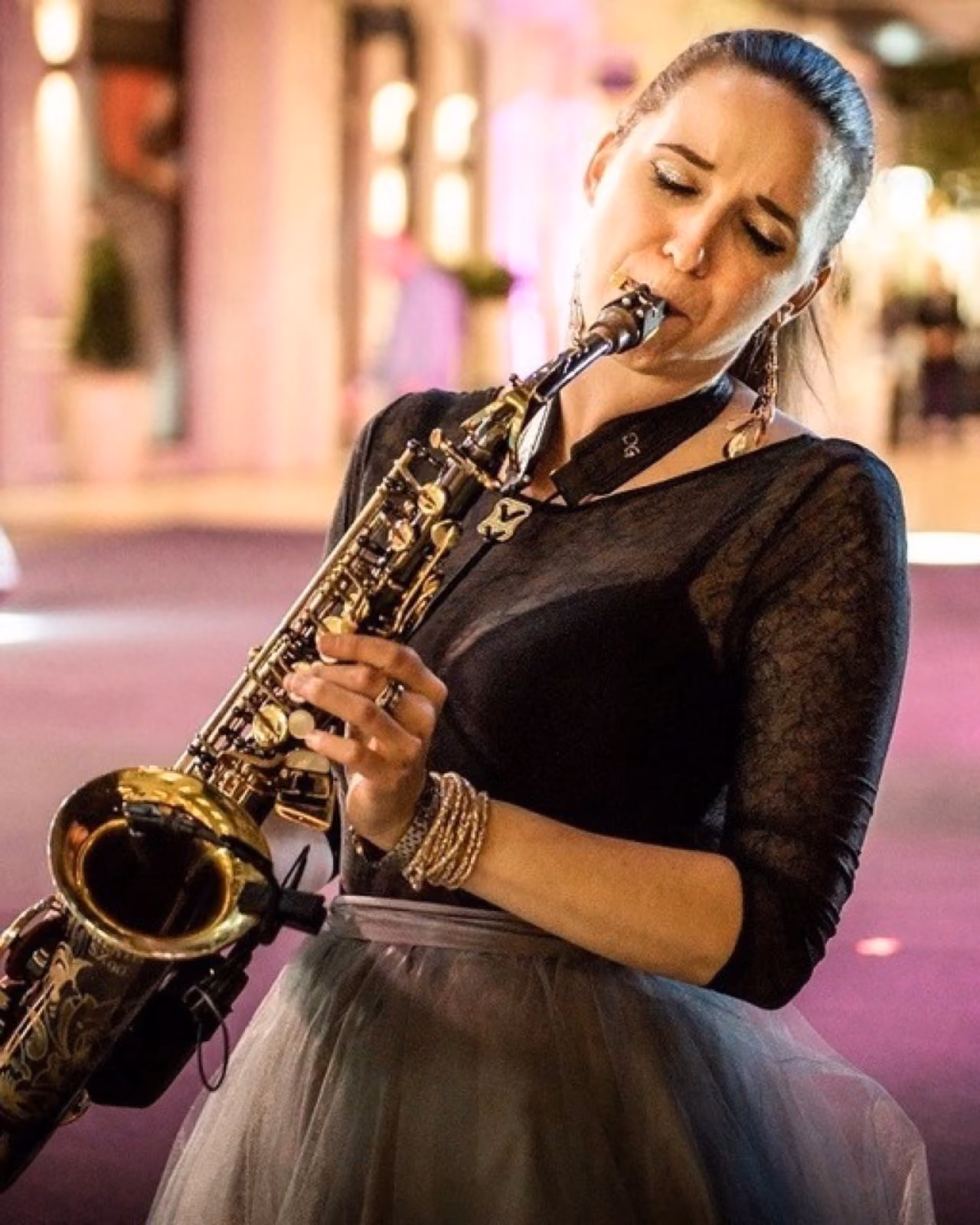 Saxofonista - fotografie 1