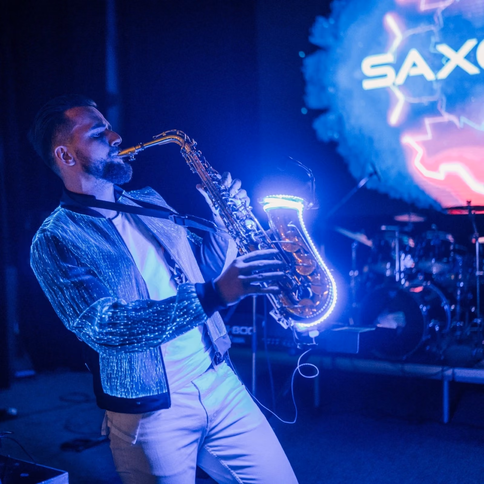 Saxofonista - fotografie 3