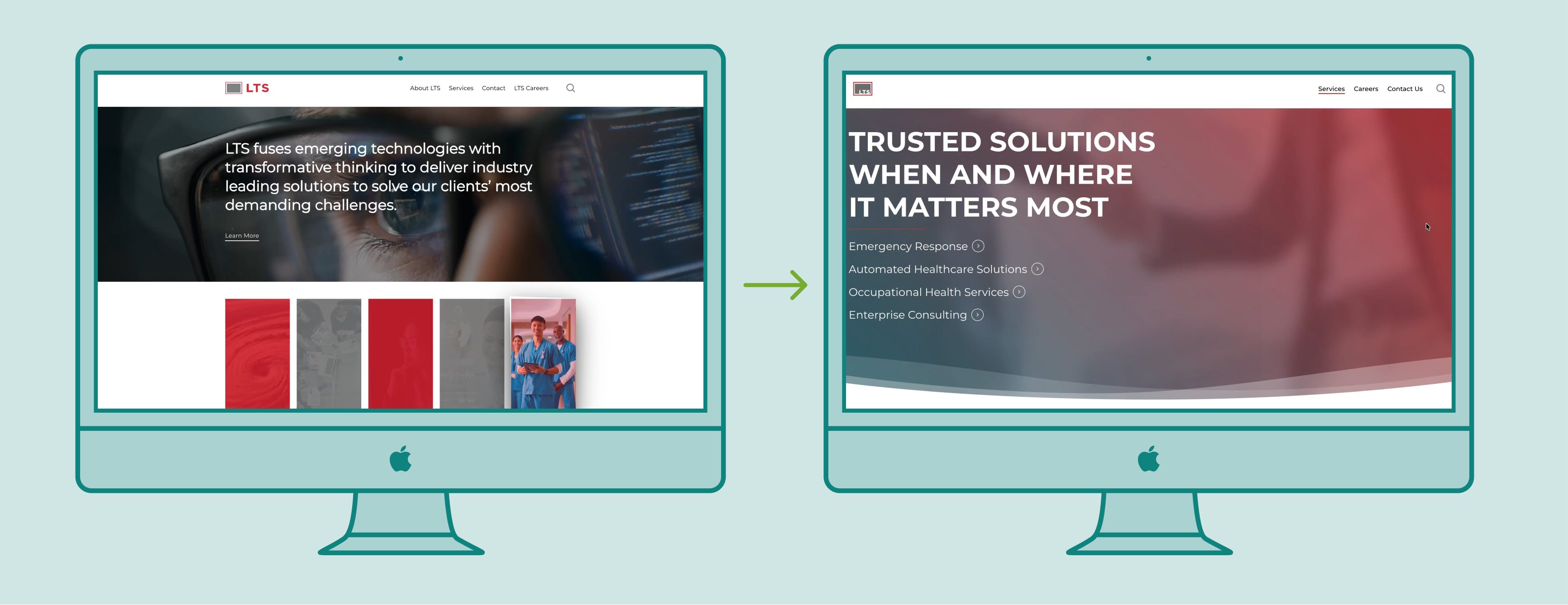 LTS.com redesign case study thumbnail