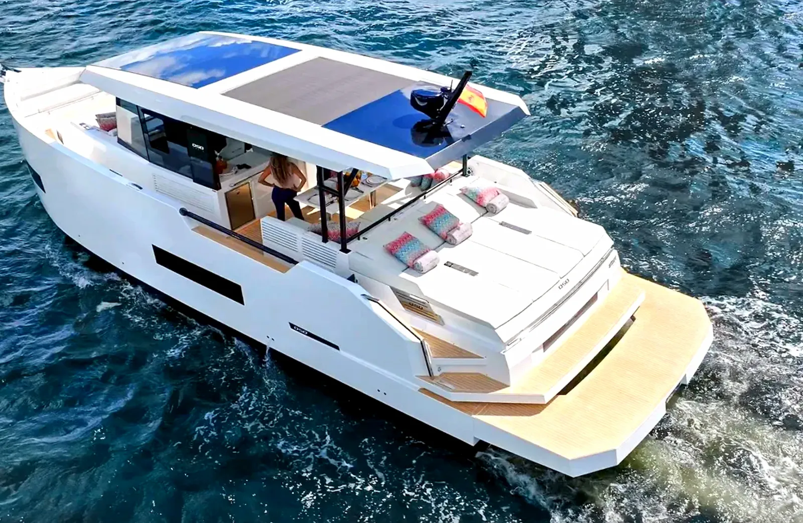 Luxury catamaran Marbella sunset cruise