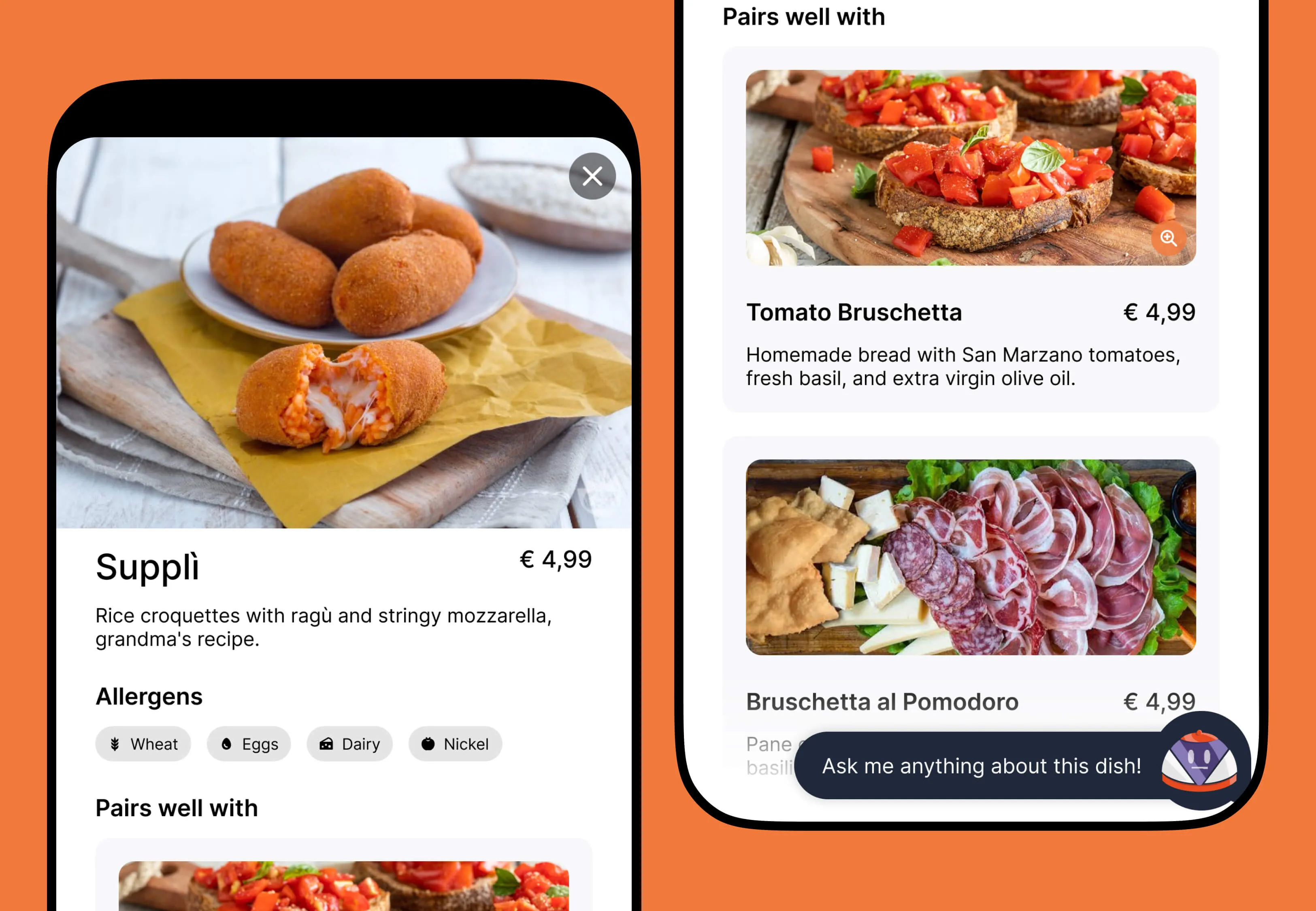 EatAssistant Mockup
