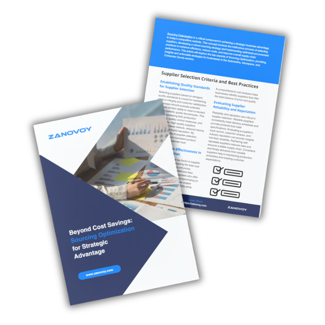 Sourcing Optimization