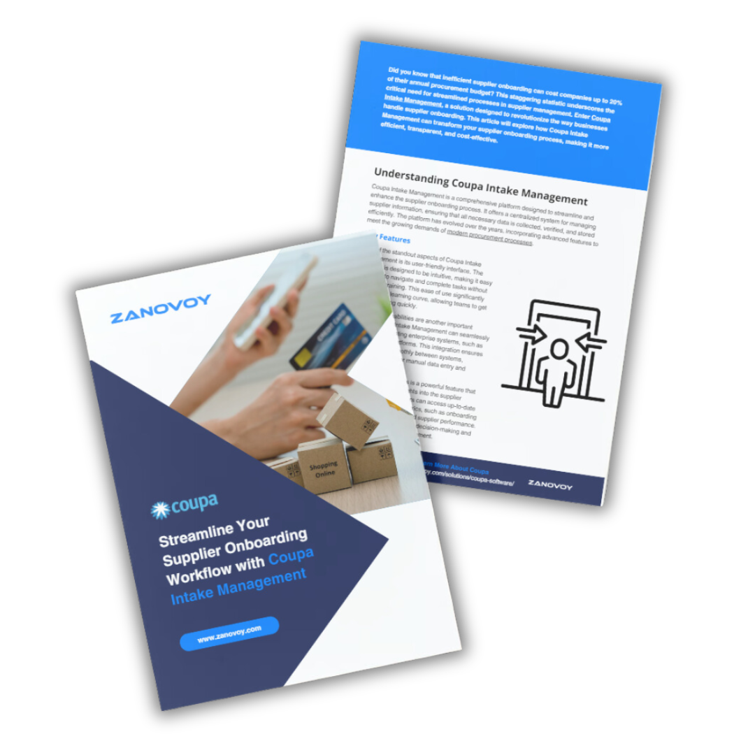 Coupa Intake Management