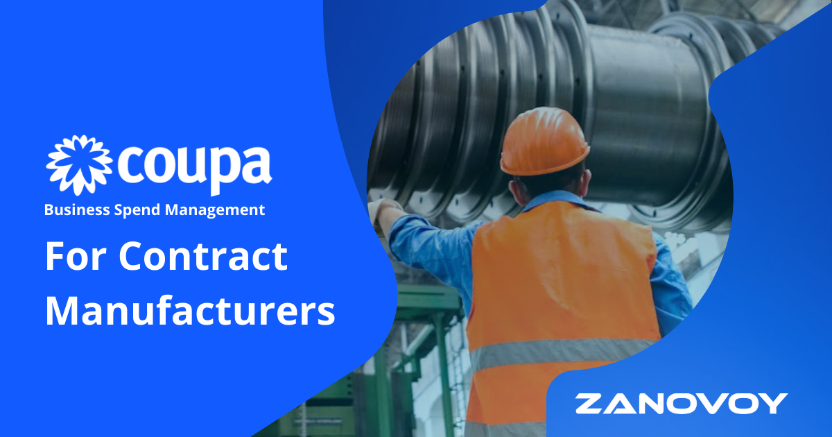 Coupa for Contract Manufacturing