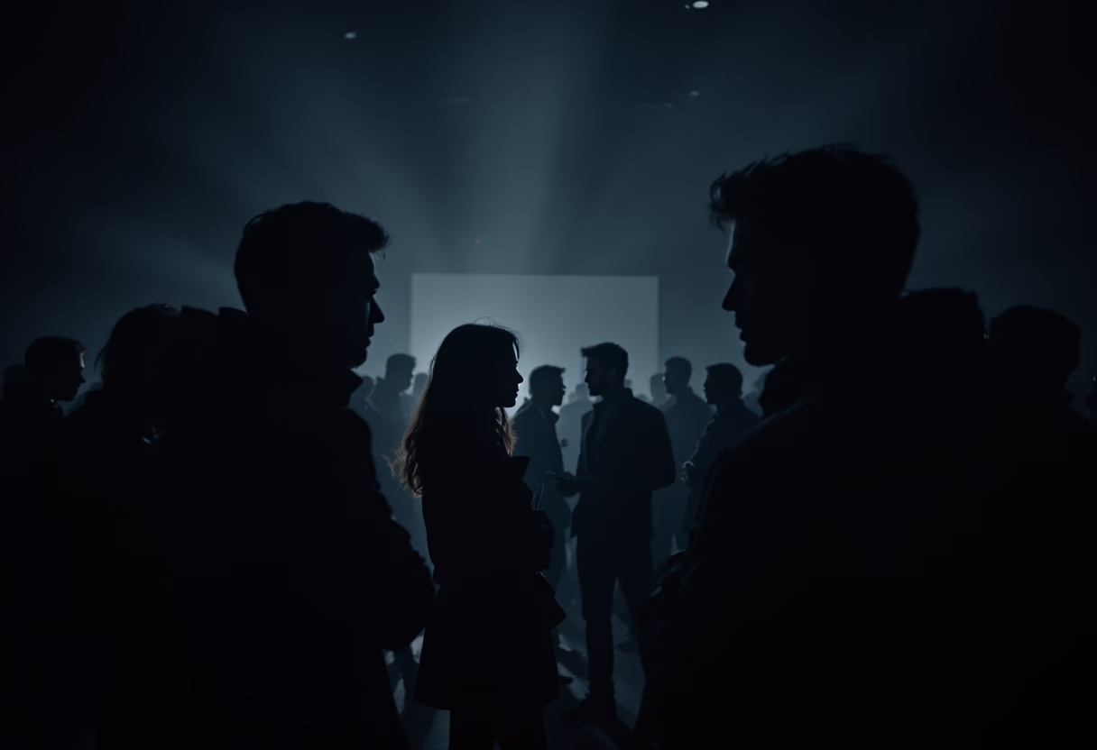image of an industry conference (for an ai marketing tech company)