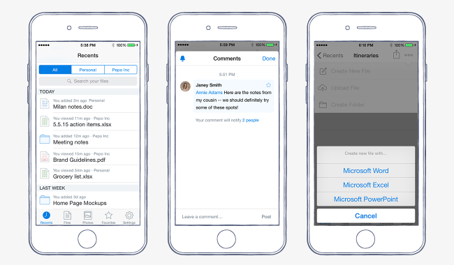 Dropbox for iOS Adds New Features for Collaboration
