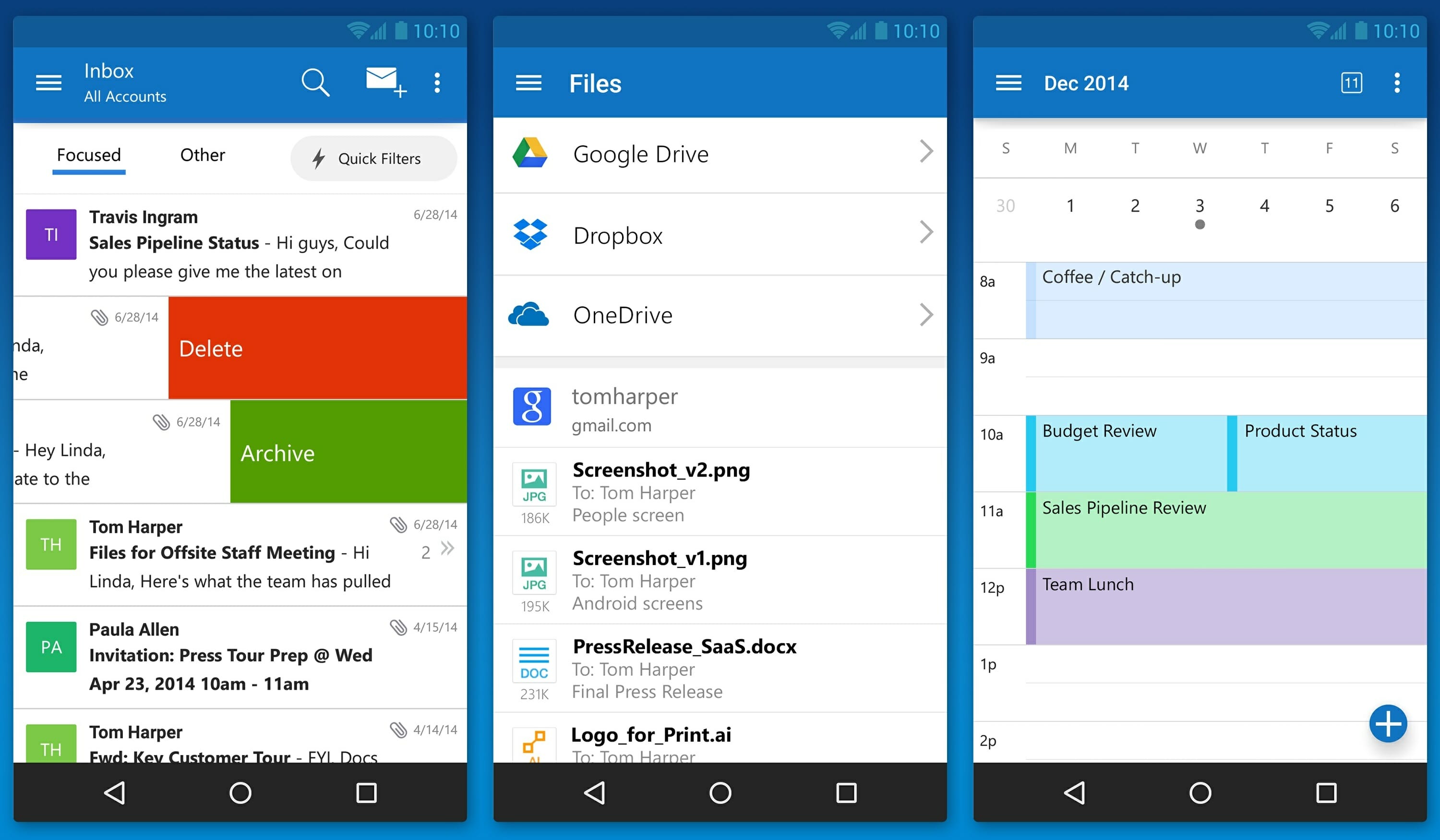 Outlook for iOS and Android: Microsoft Adds New Business Features