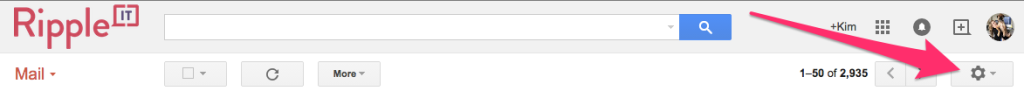 Undo send in Gmail