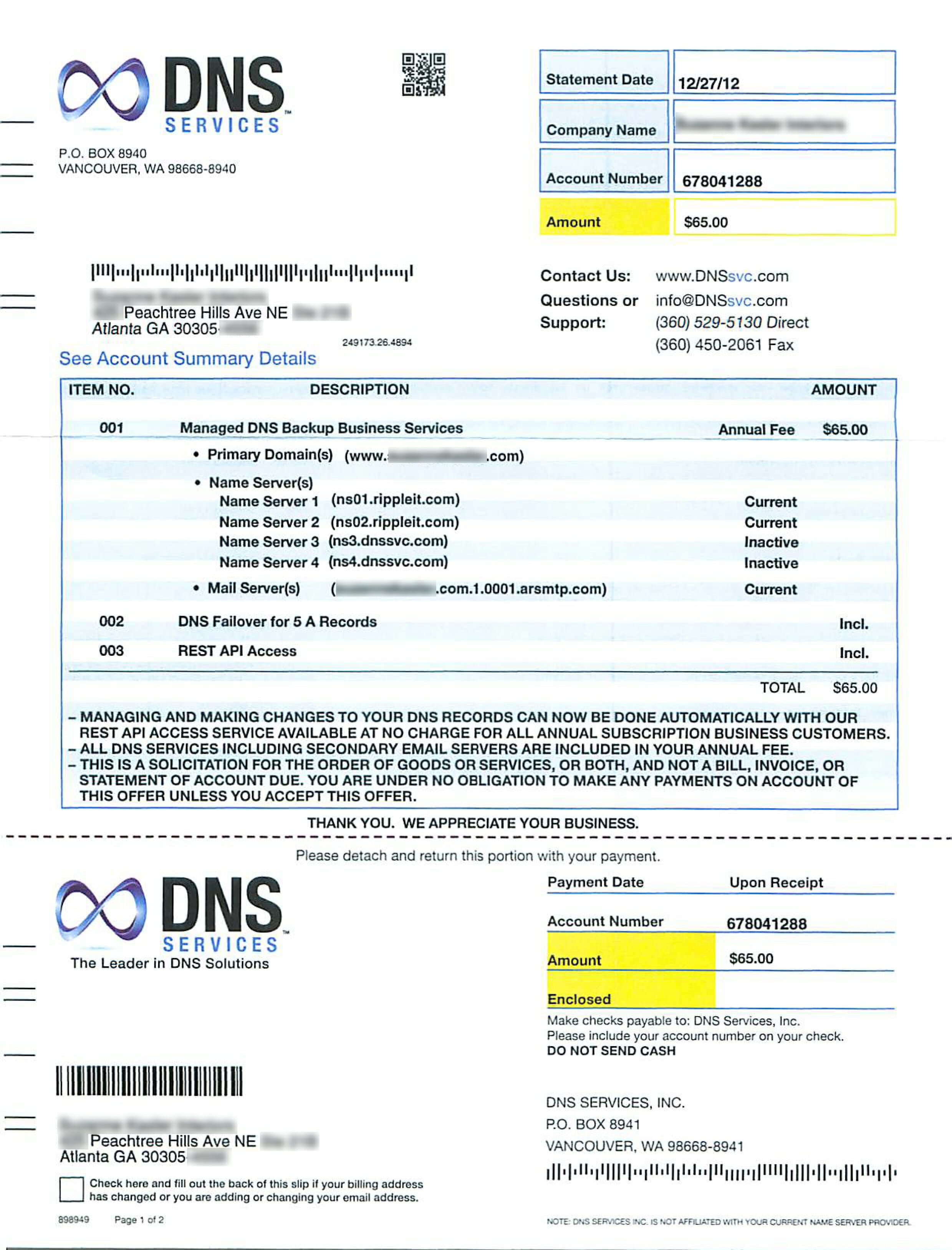 Beware Scam Invoices