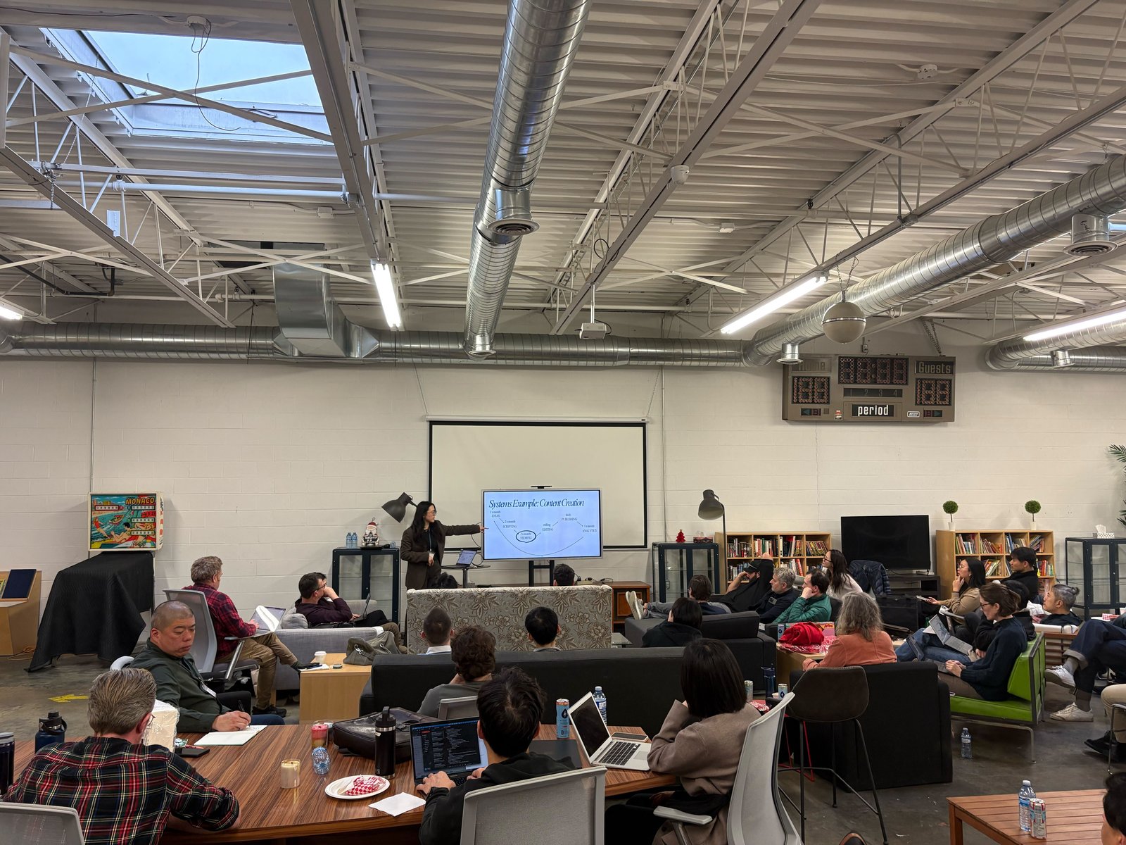 DTC Toronto founders meeting at an evening event