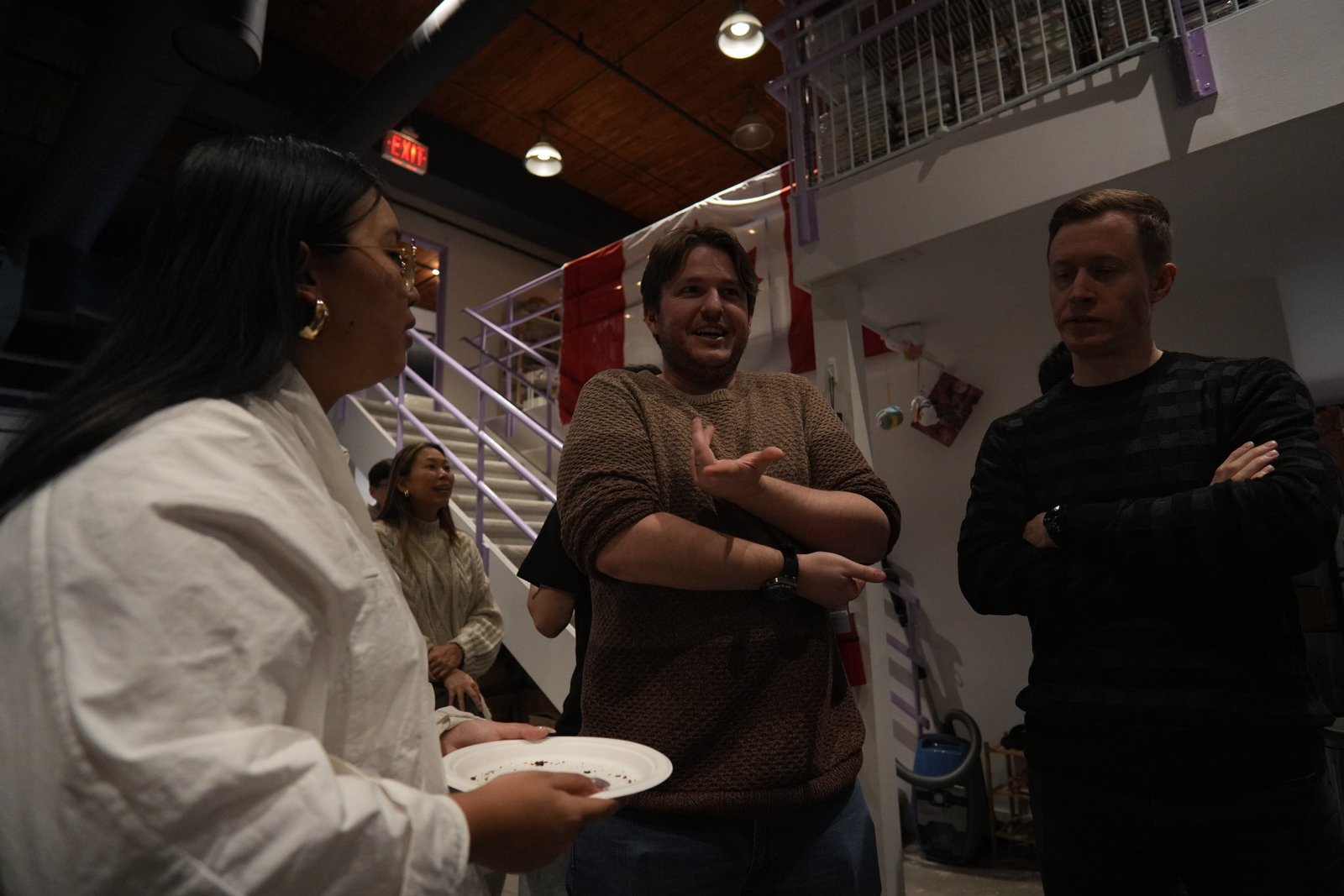 A speaker presenting at a DTC Toronto event