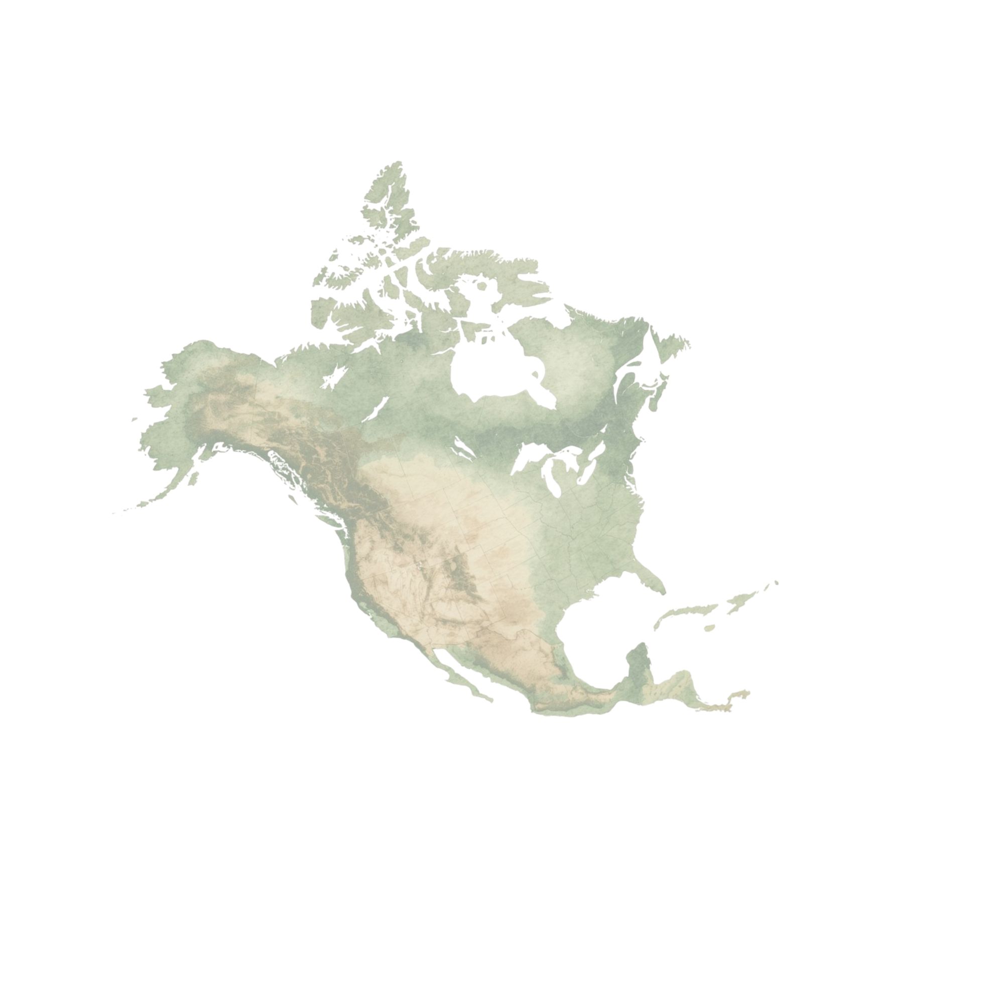 Image of continent of North America