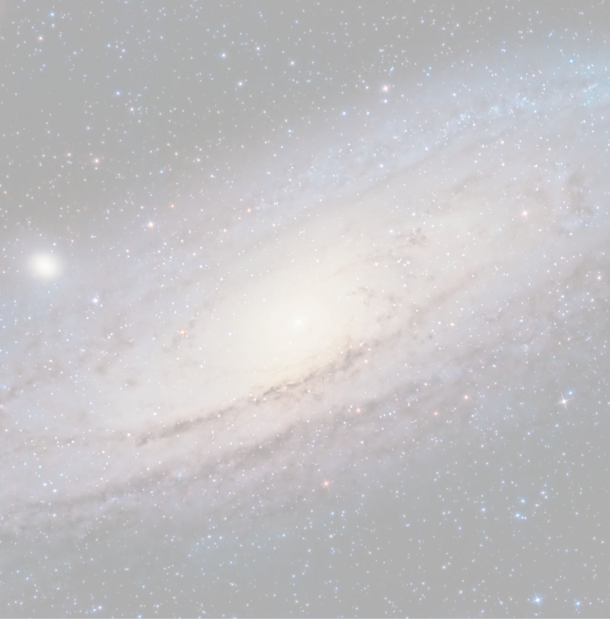 Realistic image of the universe's Milky Way