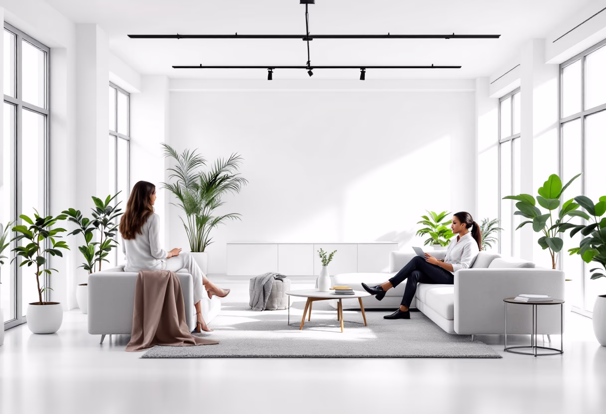 image of informal meeting setting (for a b2b saas)
