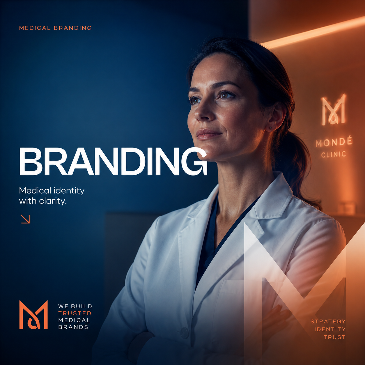 Praxisschild und Visitenkarte im neuen Corporate Design