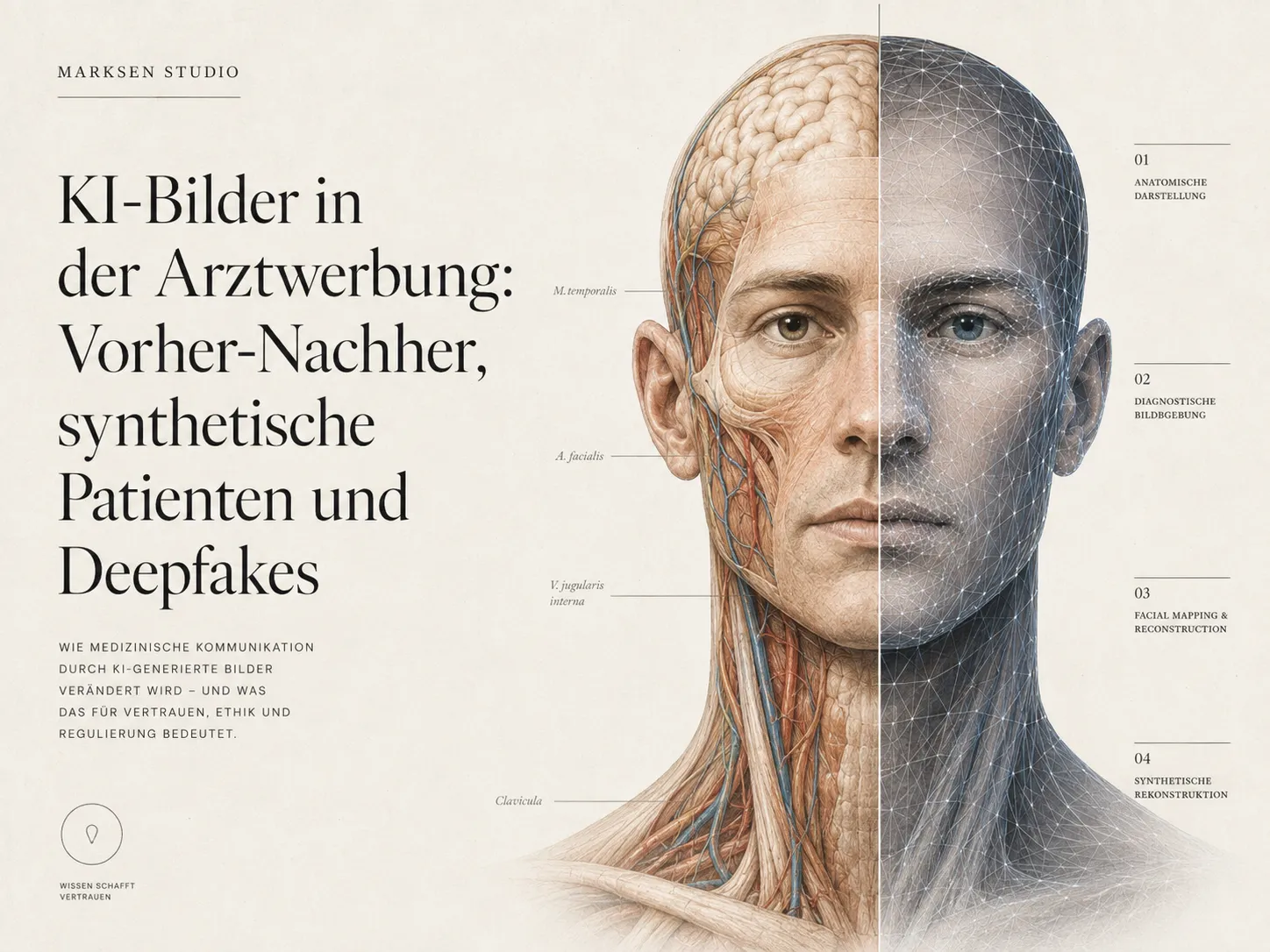 KI-Bilder in der Arztwerbung: Vorher-Nachher, synthetische Patienten und Deepfakes
