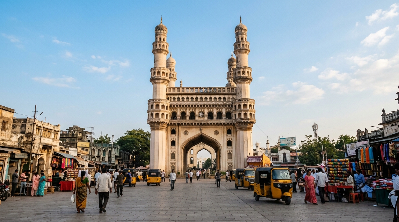char minar in hyderabad