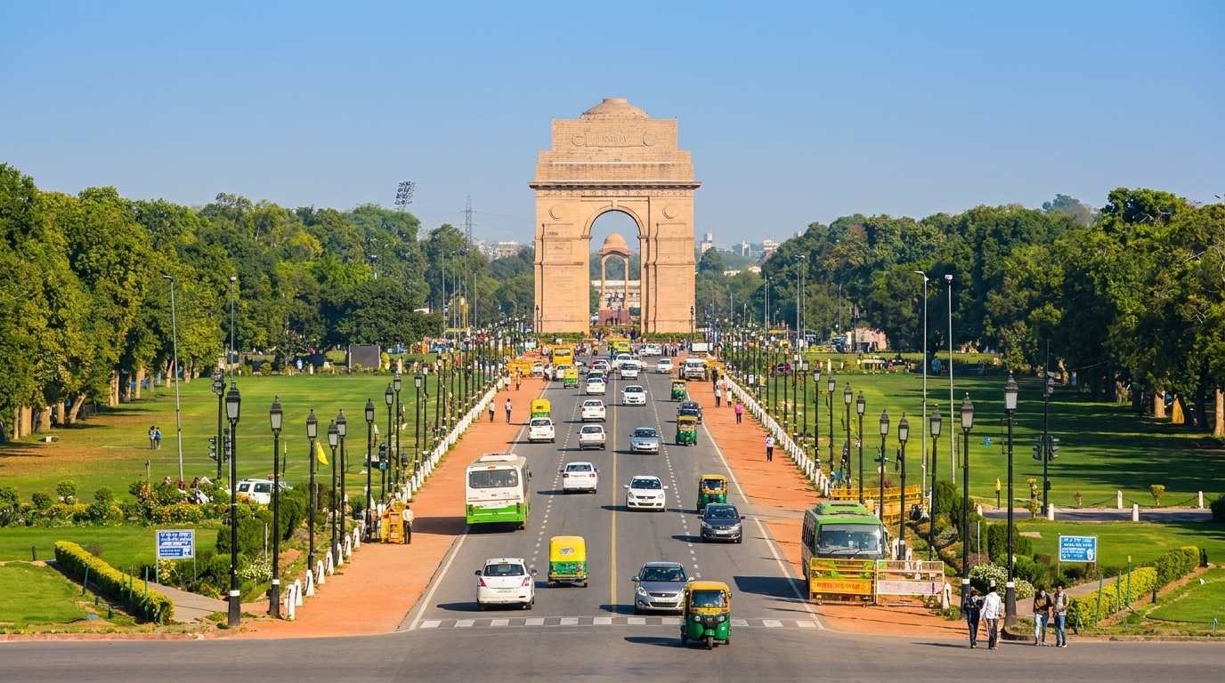 kartavya path and India gate